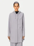 Kurtki damskie - Rains Kurtka przeciwdeszczowa A-line W Jacket W3 18050 Szary Regular Fit - miniaturka - grafika 1