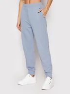 Spodnie sportowe damskie - Tommy Hilfiger Spodnie dresowe Relaxed Long WW0WW32207 Niebieski Relaxed Fit - miniaturka - grafika 1