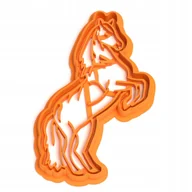 Formy do ciast - Foremka ciastek Koń 6 Konik Konie Wykrawacz - miniaturka - grafika 1