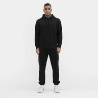 Spodnie sportowe męskie - Męskie spodnie dresowe CHAMPION Elastic Cuff Pants - czarne - miniaturka - grafika 1
