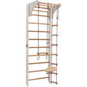 Wyposażenie sportowe i gimnastyczne - Drabinka wspinaczkowa dla dzieci i dorosłych. (Kombi 2 Biały) - miniaturka - grafika 1