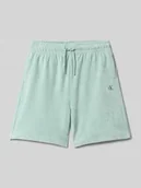 Spodnie i spodenki dla chłopców - Szorty o kroju regular fit z wyhaftowanym logo model ‘TOWELLING TEXTURE’ - miniaturka - grafika 1