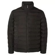 Kurtki męskie - SELETED HOMME Męska kurtka pikowana Slhbarry Noos, czarny, XL - miniaturka - grafika 1