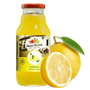 Sok z Cytryny 100% CYTRYNA bez wody 330 ml - Soki i napoje niegazowane - miniaturka - grafika 1