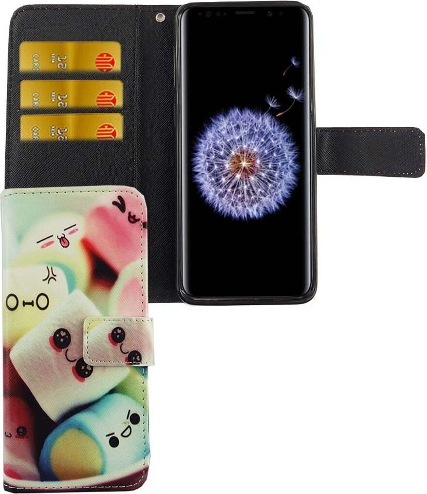 Etui na telefon komórkowy Samsung Galaxy S9 z napisem marshmallows