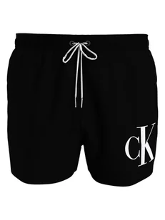 Calvin Klein Szorty kąpielowe w kolorze czarnym - Kąpielówki męskie - miniaturka - grafika 1