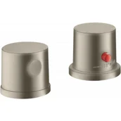 Baterie wannowe i prysznicowe - AXOR 38480820 AXOR Uno Element zewnętrzny do baterii termostatycznej,2-otworowej do monta?u na brzegu wanny, nikie - miniaturka - grafika 1