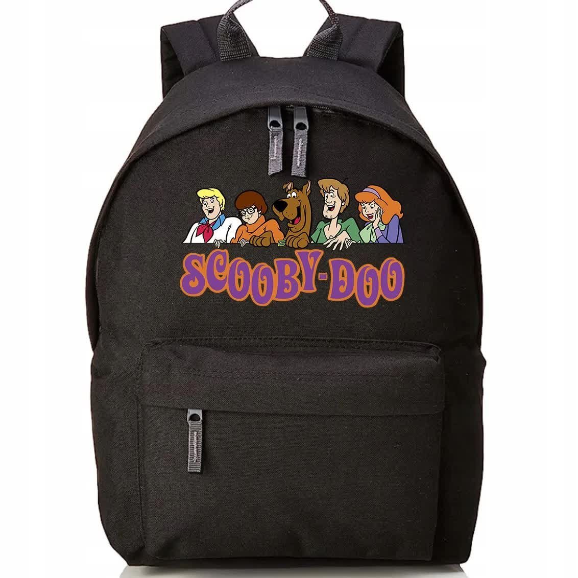 Plecak Szkolny Czarny Do Szkoły SCOOBY-DOO Na Wycieczkę Filmowe Bajkowe Wz
