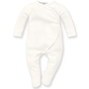 Pinokio Pajacyk niemowlęcy écru w prążek 62 lovely day - Pajacyki dla niemowląt - miniaturka - grafika 1