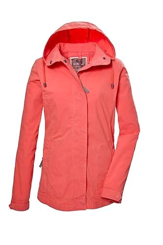 G.I.G.A. DX Damska kurtka/kurtka przejściowa z kapturem GS 17 WMN JCKT GOTS, koralowa, 42661-000
