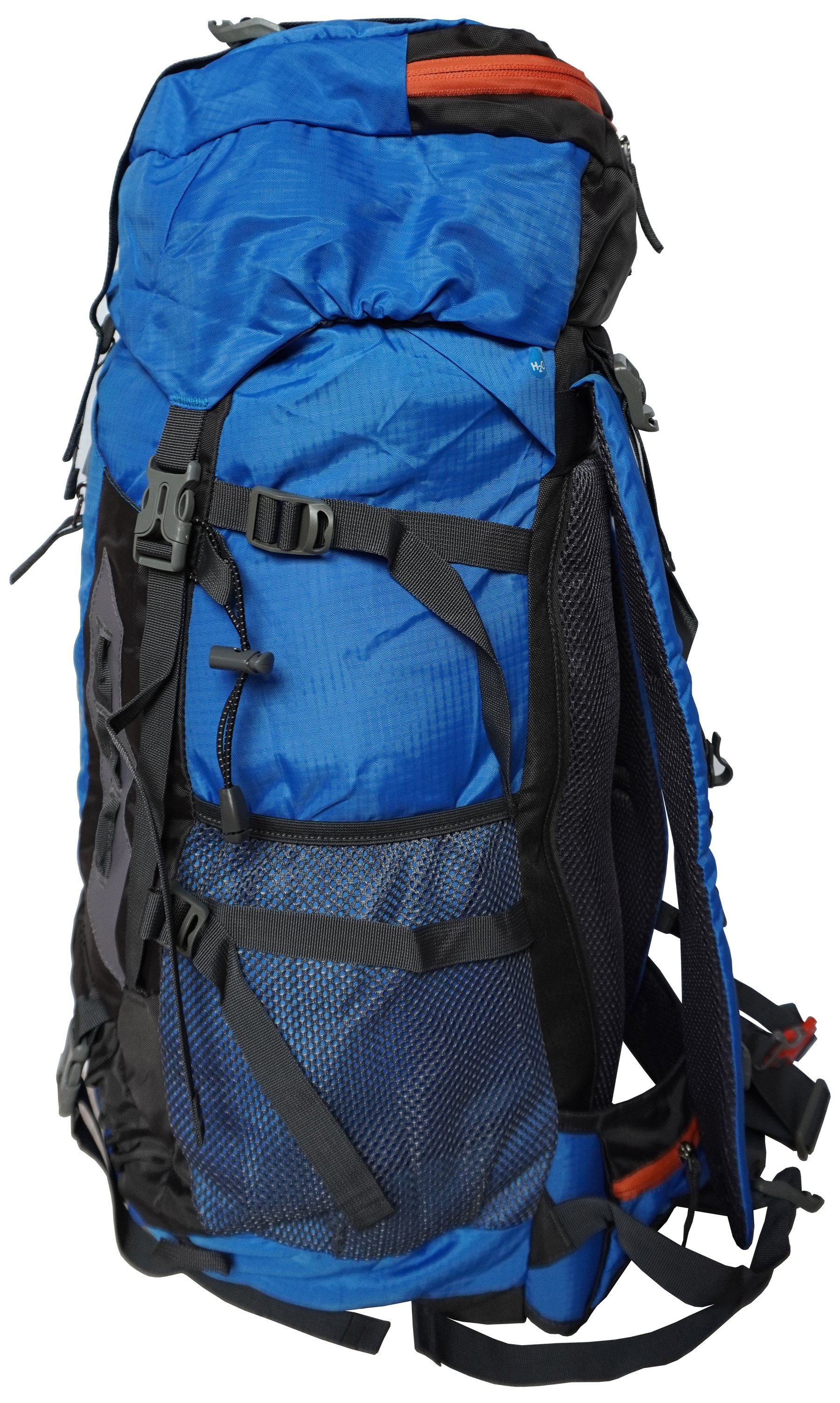 Plecak Mountains 60 L na bardziej wymagające wędrówki w kolorze niebieskim