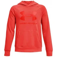 Odzież sportowa dziecięca - Bluza chłopięca Under Armour RIVAL FLEECE HOODIE - miniaturka - grafika 1