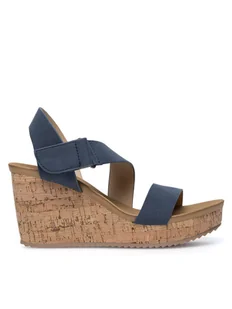 Clara Barson Sandały WYL0710-XX Granatowy - Sandały damskie - miniaturka - grafika 1