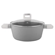 Garnki - Garnek aluminiowy Serrano z pokrywką 24 cm 3,7 l - miniaturka - grafika 1