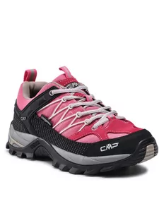 CMP Trekkingi Rigel Low Wmn Trekking Shoe Wp 3Q54456 Różowy - Buty trekkingowe damskie - miniaturka - grafika 1