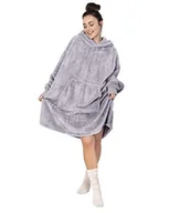 Koce - Gräfenstayn Puszysta Bluza Z Kapturem Sherpa Koc Z Rękawami I Kapturem Öko-Tex Standard 100 - Przytulny I Ciepły Sweter Dla Kobiet I Mężczyzn (L – X.. - miniaturka - grafika 1