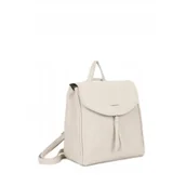 Plecaki - Stylowy Plecak Damski Chwost Beżowy LUIGISANTO 6914 Beige - miniaturka - grafika 1