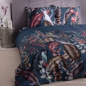 Pościel - Dekoria pl pl Komplet pościeli Exotic Flowers&Parrots 220x200cm 220 x 200 cm 749-453 - miniaturka - grafika 1
