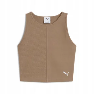 PUMA TOP WARDROBE ESS RIBBED 62976593 r L - Koszulki i topy damskie - miniaturka - grafika 1