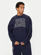 Bluzy męskie - Under Armour Bluza UA Icon 1386548 Granatowy Loose Fit - miniaturka - grafika 1