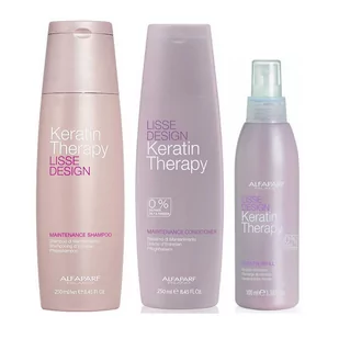 Alfaparf, Keratin Therapy, Zestaw kosmetyków do pielęgnacji, 3 szt. - Zestawy kosmetyków damskich - miniaturka - grafika 1