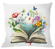 Pasmanteria - Haft krzyżykowy - Zestaw do haftu - Poduszka - Kwiatowa księga - miniaturka - grafika 1