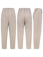 Spodnie damskie - Sublevel Spodnie w kolorze beżowym - miniaturka - grafika 1