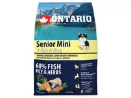 Sucha karma dla psów - Ontario Mini 7 Fish & Rice 2,25kg - miniaturka - grafika 1
