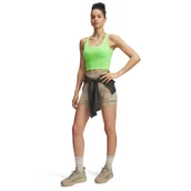 Spodenki damskie - Damskie spodenki treningowe Under Armour Project Rock Middy Short - beżowe - miniaturka - grafika 1