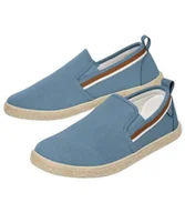 Mokasyny męskie - Elastyczne mokasyny z płótna z plecioną podeszwą Mężczyzna Atlas For Men - Kolor : Niebieski - Rozmiar : 39 - miniaturka - grafika 1