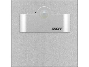 Oprawa schodowa LED z czujnikiem ALUMINIUM 2,4W Niebieski TANGO Short PIR SKOFF - Oprawy, klosze i abażury - miniaturka - grafika 1