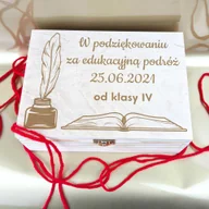 Gadżety dla niej i dla niego - Pudełeczko Podziękowania Dla Nauczyciela Prezent Dla Nauczyciela Herbaciarka - miniaturka - grafika 1