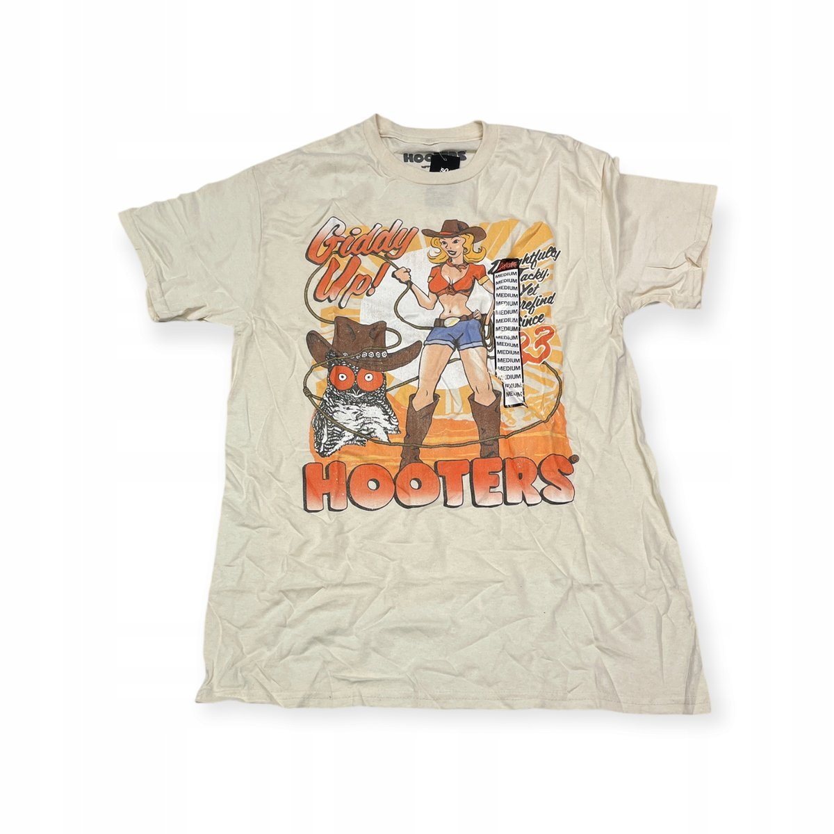 Koszulka T-shirt męski okrągły dekolt SPENCER'S HOOTERS M