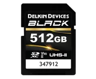 Karty pamięci - Delkin Devices 512GB SDXC BLACK Rugged UHS-II V90 - miniaturka - grafika 1
