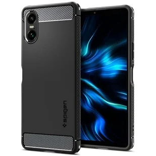 Etui SONY XPERIA 10 VI Spigen Rugged Armor Matte czarne - Etui i futerały do telefonów - miniaturka - grafika 1