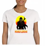 Koszulki i topy damskie - P015 KOSZULKA DAMSKA STAR WARS GWIEZDNE WOJNY THE MANDALORIAN PREZENT XL - miniaturka - grafika 1