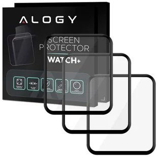 3x Elastyczne Szkło 3D Alogy Screen Protector Pro+ do Xiaomi Redmi Watch 2 Lite Black - Akcesoria do smartwatchy - miniaturka - grafika 8