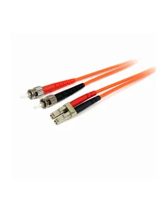 1M FIBER PATCH CABLE LC - ST StarTech.com 1m Multimode 62,5/125 Duplex LWL-Patchkabel LC - ST - Glasfaser Netzwerkkabel - Patchcordy - miniaturka - grafika 1