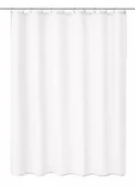 Zasłony prysznicowe - Kleine Wolke Caravelle Tekstylna Zasłona prysznicowa biała 240x180 cm - miniaturka - grafika 1