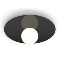 Lampy sufitowe - Plafon sufitowy Sombre CGSOMBRE-BLACK35 COPEL kula natynkowy czarny biały - miniaturka - grafika 1