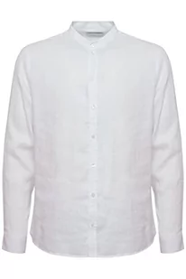 CASUAL FRIDAY Męska koszula CFAnton LS CC 100% lniana koszulka, 110601 / Bright White, L, 110601 / Bright White, L - Koszule męskie - miniaturka - grafika 1