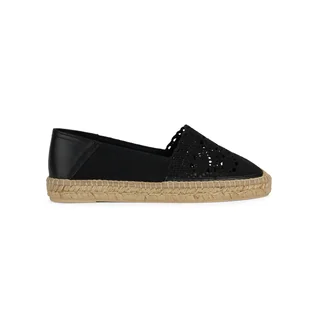 Damskie espadryle GEOX D LAMPEDUSA D D45V0D-0DS10-C9999 – Czarny - Espadryle damskie - miniaturka - grafika 1