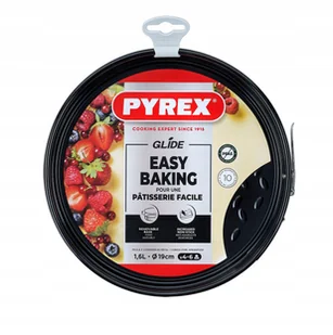 Blacha forma do pieczenia PYREX tortownica GLIDE Ø 19 cm (20x6 cm zew) - Formy do ciast - miniaturka - grafika 1