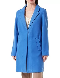 Płaszcze damskie - VERO MODA Vmpop Coat Noos płaszcz Kobiety, Beaucoup Blue, S - grafika 1