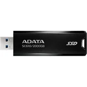 Dyski SSD - Dysk SSD ADATA SC610 2TB USB 3.2 Type-A 3D NAND TLC (SC610-2000G-CBK/RD) - miniaturka - grafika 1