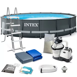 Basen ogrodowy, stelażowy, Intex, 6w1, 488x122 cm - Baseny ogrodowe - miniaturka - grafika 1
