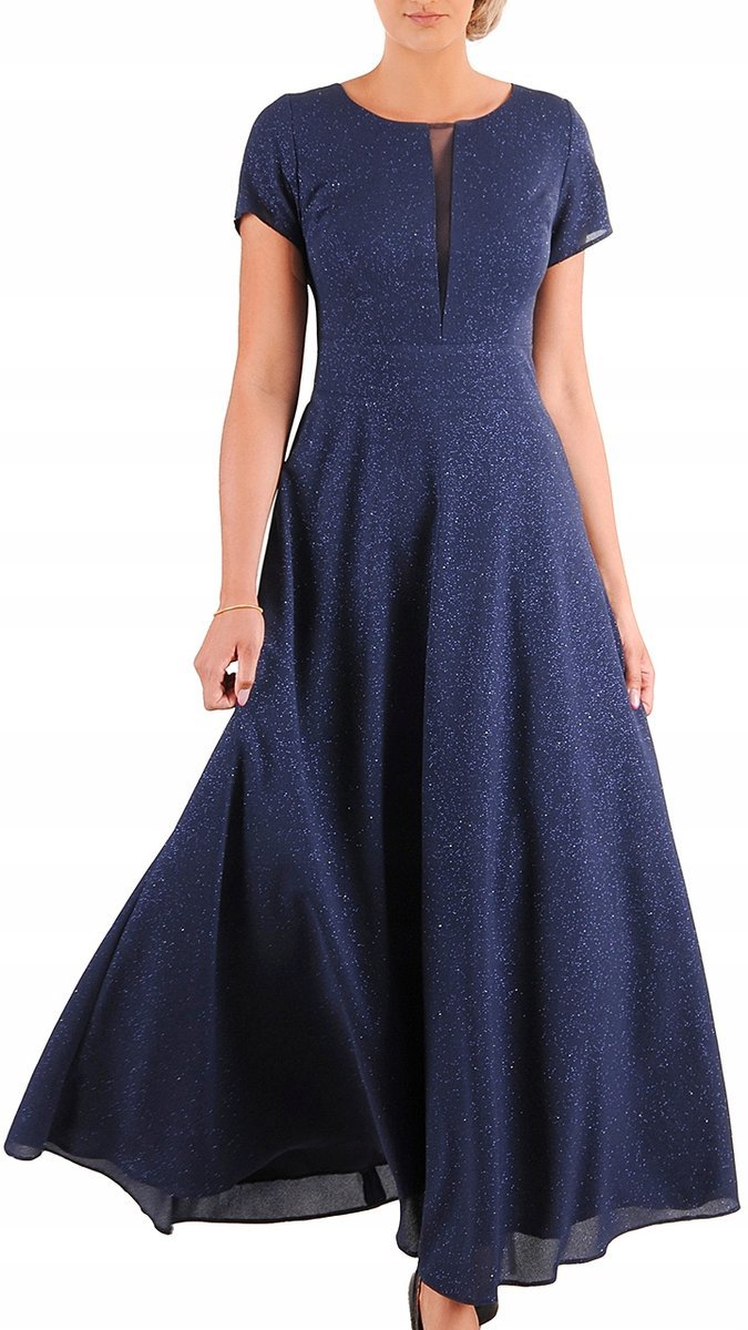 Sukienka KAYA 40 wieczorowa damska maxi na wesele elegancka wizytowa
