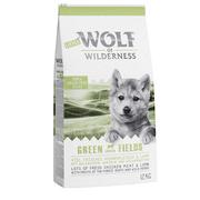 Sucha karma dla psów - Little Wolf of Wilderness Junior "Green Fields" (bez zbóż) 12 kg - miniaturka - grafika 1
