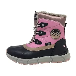 Tom Tailor Kids Dziewczęce 6370250010 śniegowce, czarny różowy, 35 EU - Śniegowce damskie - miniaturka - grafika 1