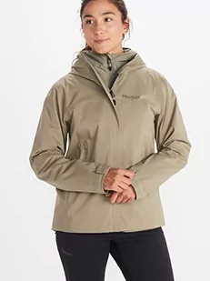 Marmot PreCip Eco Pro męska kurtka damska, wodoodporna kurtka, lekka kurtka przeciwdeszczowa z kapturem, wiatroszczelna, oddychająca wiatrówka, idealna do biegania i wędrówek, wetiweria, S - Kurtki damskie - miniaturka - grafika 1